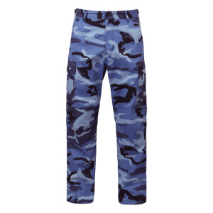 CALÇA CAMUFLADO AZUL SURPLUS CALÇA CAMUFLADO AZUL SURPLUS