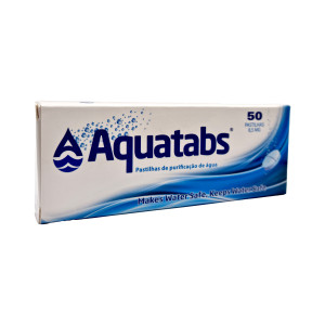 PASTILHAS DE PURIFICAÇÃO DE ÁGUA - AQUATABS PASTILHAS DE PURIFICAÇÃO DE ÁGUA - AQUATABS
