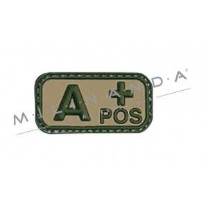 PATCH GRUPO SANGUINEO A+ COM VELCRO PATCH GRUPO SANGUINEO A+ COM VELCRO