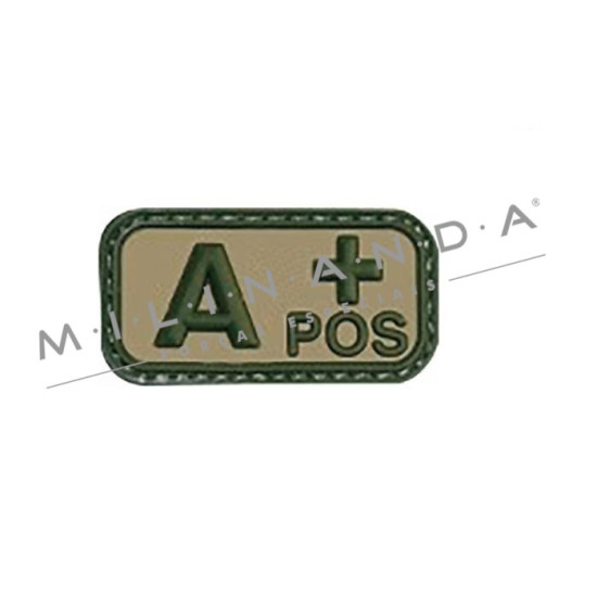 PATCH GRUPO SANGUINEO A+ COM VELCRO