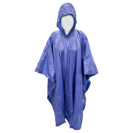 PONCHO AZUL MILITAR