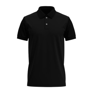 POLO MANGA CURTA PRETO