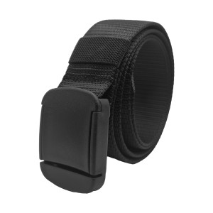 CINTO PRETO TÁTICO COM COMPARTIMENTO OCULTO