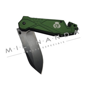 CANIVETE VERDE C/GRAVAÇÃO EXERCITO  CANIVETE VERDE C/GRAVAÇÃO EXERCITO