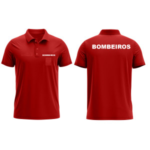 POLO BOMBEIRO MANGA CURTA COM VELCRO POLO BOMBEIRO MANGA CURTA COM VELCRO