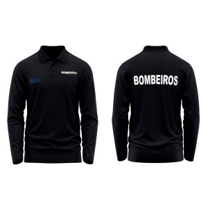 POLO BOMBEIRO MANGA COMPRIDA