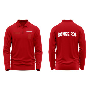 POLO BOMBEIRO COM VELCRO MANGA COMPRIDA POLO BOMBEIRO COM VELCRO MANGA COMPRIDA