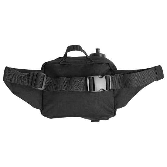 BOLSA CINTURA C/SUPORTE DE GARRAFA - PRETO