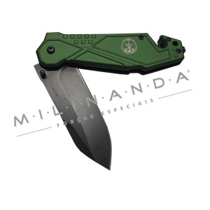 CANIVETE VERDE C/GRAVAÇÃO FUZILEIROS  CANIVETE VERDE C/GRAVAÇÃO FUZILEIROS