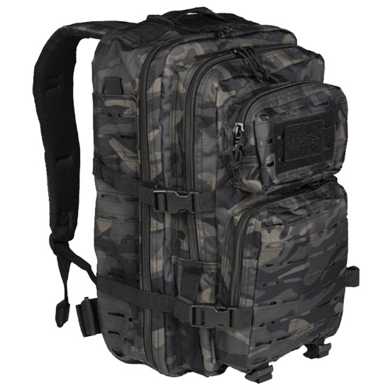 MOCHILA DARK CAMO LASER CUT 36LT