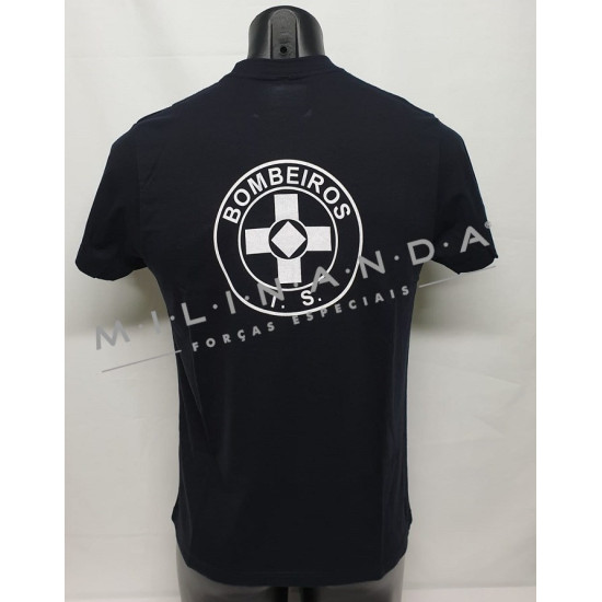 T-SHIRT AZUL CURSO BOMBEIROS T.S.