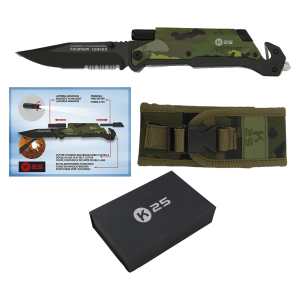 CANIVETE TÁTICO K25 9.5 CAMUFLADO CANIVETE TÁTICO K25 9.5 CAMUFLADO