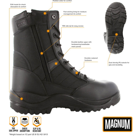 BOTAS MAGNUM CENTURION 8.0 C/FECHO