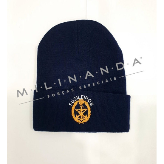 GORRO AZUL BORDADO FUZILEIROS