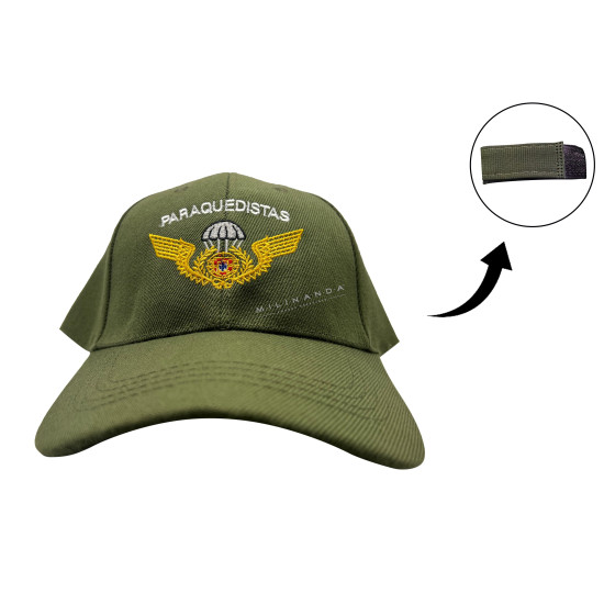 BONÉ  PARAQUEDISTA VERDE 