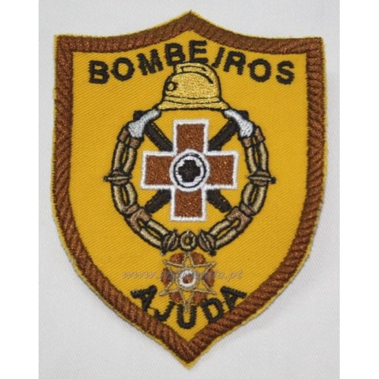 EMBLEMA BORDADO BOMBEIROS AJUDA