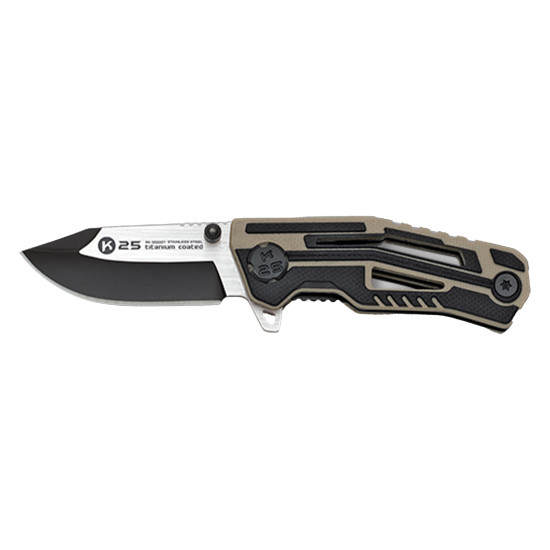 CANIVETE K25 G10 COYOTE FIBRA DE CARBONO 5.0