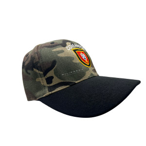 BONÉ CAMUFLADO BORDADO COMANDOS PALA PRETA BONÉ CAMUFLADO BORDADO COMANDOS PALA PRETA