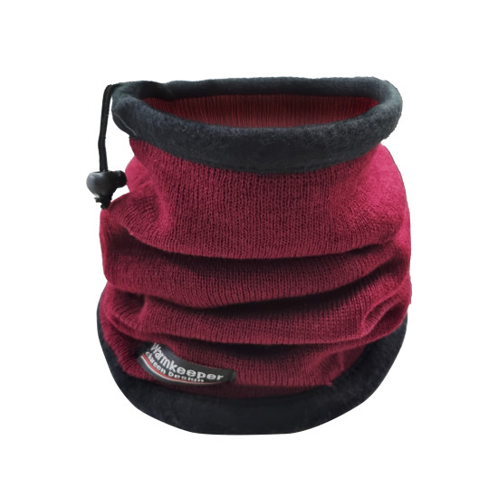 GOLA MALHA POLAR BORDÔ