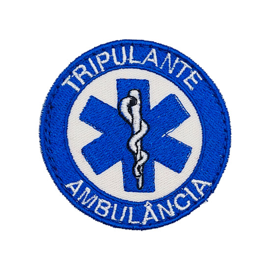 EMBLEMA CURSO BOMBEIROS TRIPULANTE AMBULÂNCIA