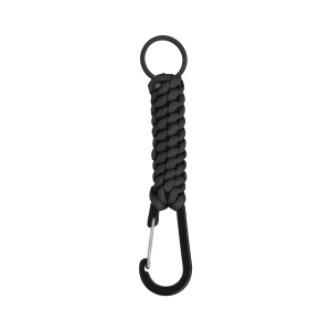 MOSQUETÃO PARACORD - PRETO  MOSQUETÃO PARACORD - PRETO