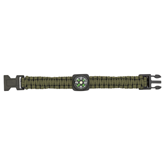 PULSEIRA PARACORD COM BÚSSOLA - VERDE