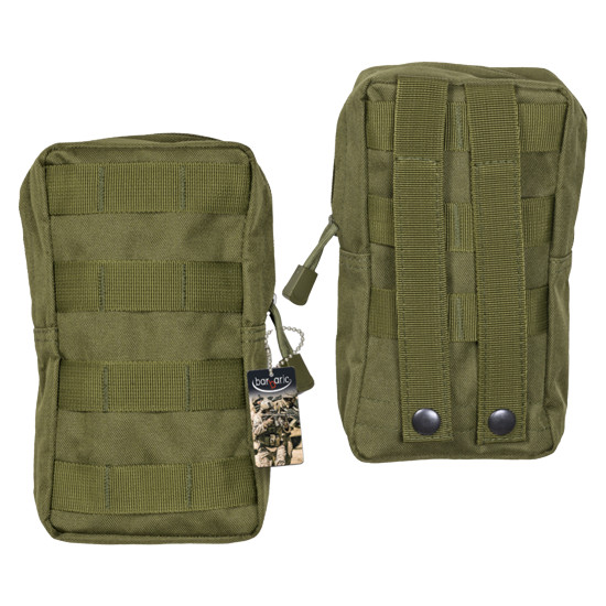 BOLSA TÁTICA VERDE BARBARIC COM SISTEMA MOLLE BOLSA TÁTICA VERDE BARBARIC COM SISTEMA MOLLE