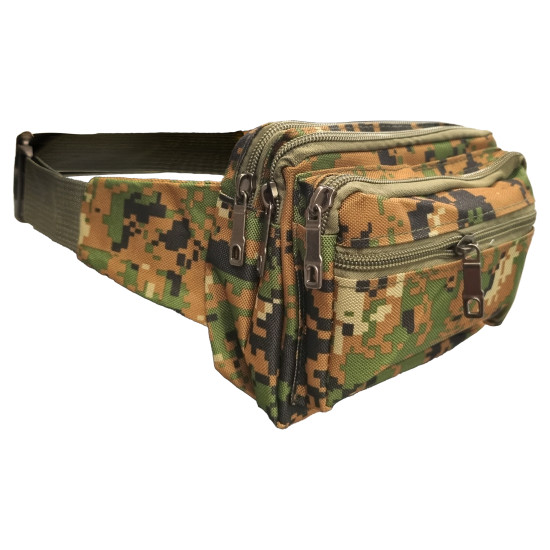BOLSA DE CINTURA CAMUFLADA BOLSA DE CINTURA CAMUFLADA