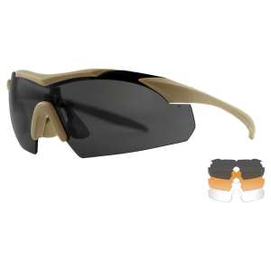 ÓCULOS BALÍSTICOS WX VAPOR COMM 2.5 GREY RUST TAN FRAME ÓCULOS BALÍSTICOS WX VAPOR COMM 2.5 GREY RUST TAN FRAME
