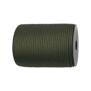 CORDÃO PARACORD PRETO/VERDE/COYOTE