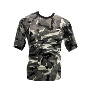 T-SHIRT CAMUFLADA CINZA T-SHIRT CAMUFLADA CINZA
