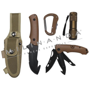 FACA COM ACESSÓRIOS COYOTE FACA COM ACESSÓRIOS COYOTE