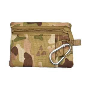 PORTA MOEDAS TÁTICO CAMUFLADO COM MOSQUETÃO PORTA MOEDAS TÁTICO CAMUFLADO COM MOSQUETÃO