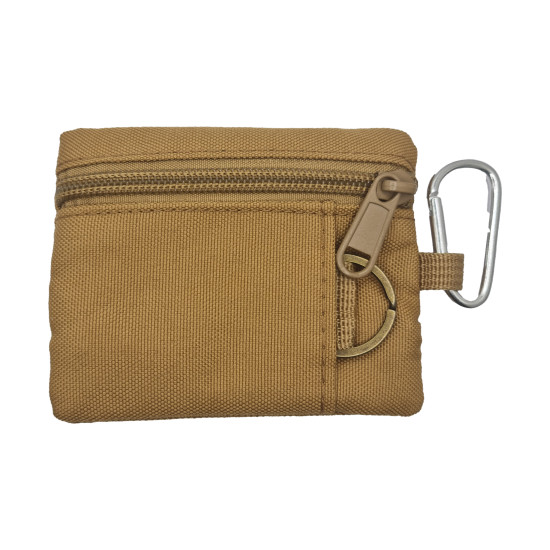 PORTA MOEDAS TÁTICO COM CHAVEIRO