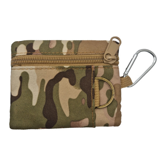 PORTA MOEDAS TÁTICO COM CHAVEIRO