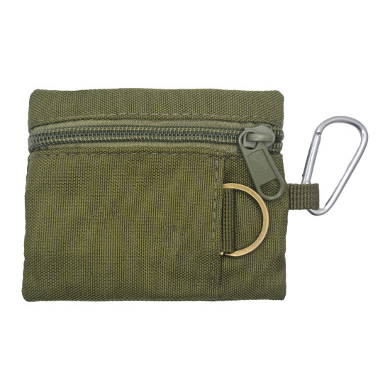 PORTA MOEDAS TÁTICO COM CHAVEIRO