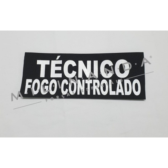 VELCRO ESTAMPADO FOGO CONTROLADO