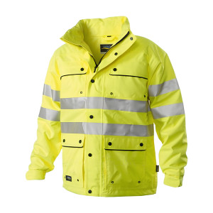 PARKA IMPERMEÁVEL AMARELO FLORESCENTE PARKA IMPERMEÁVEL AMARELO FLORESCENTE