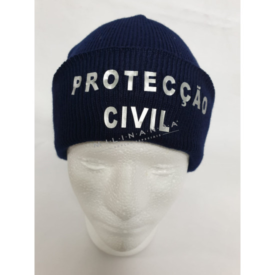 GORRO C/ REFLETOR AZUL PROTEÇÃO CIVIL