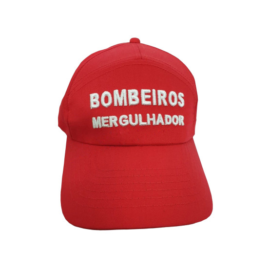 BONÉ BORDADO BOMBEIROS -MÉDICO