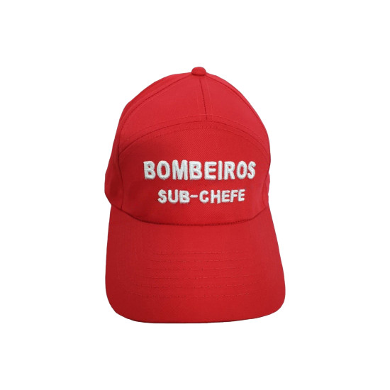 BONÉ BORDADO BOMBEIROS -SUB CHEFE