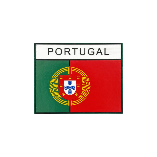 BANDEIRA PORTUGAL ABORRACHADA COM VELCRO