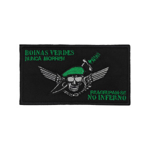 EMBLEMA BORDADO - BOINAS VERDES PARAQUEDISTA EMBLEMA BORDADO - BOINAS VERDES PARAQUEDISTA