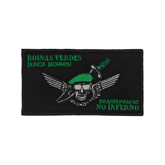 EMBLEMA BORDADO - BOINAS VERDES PARAQUEDISTA