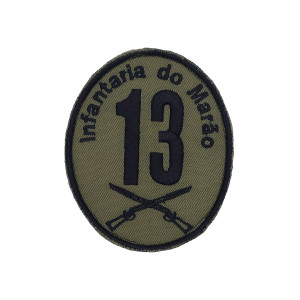 EMBLEMA BORDADO - REGIMENTO INFANTARIA Nº13 EMBLEMA BORDADO - REGIMENTO INFANTARIA Nº13