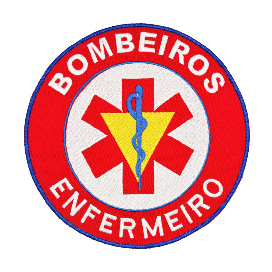 EMBLEMA BORDADO BOMBEIROS ENFERMEIRO