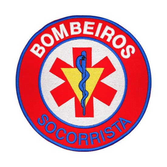 EMBLEMA BORDADO BOMBEIROS SOCORRISTA