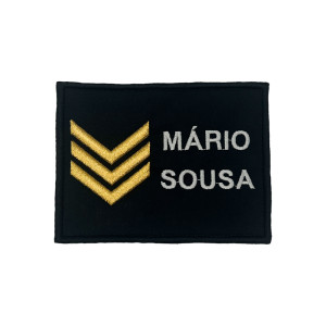 NOME BORDADO BOMBEIRO C/ DIVISA NOME BORDADO BOMBEIRO C/ DIVISA