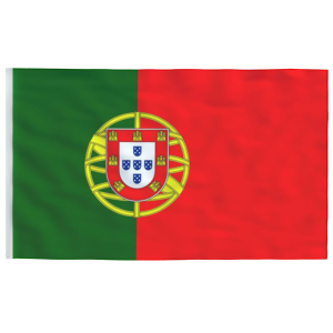 BANDEIRA PORTUGAL PARA MASTROS 90X150CM  BANDEIRA PORTUGAL PARA MASTROS 90X150CM
