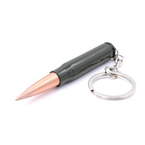 PORTA CHAVES BALA 7.6CM VERDE-COBRE